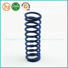 Blue Zinc-plated Compression Spring