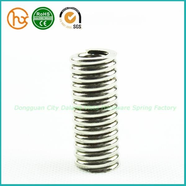 Nickel-plated Closed Coiled Helical Spring 2
