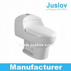 China Sanitary Ware Suppliers Siphonic dual flush One Piece Toilet