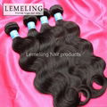  Top quality Peruvian Virgin Human Hair Weaves100g/PC Dyeable and Tangle Free  3