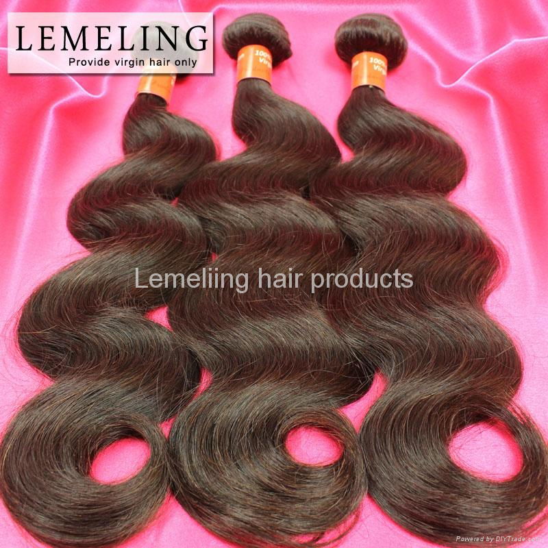 Wholesale Dyeable Brazilian Peruvian Malaysian Indian virgin Human hair Weaves   3