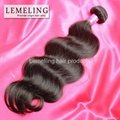  Virgin Remy Malaysian hair weave natural brown body wave curl hold well washing 3
