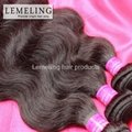  Virgin Remy Malaysian hair weave natural brown body wave curl hold well washing 4