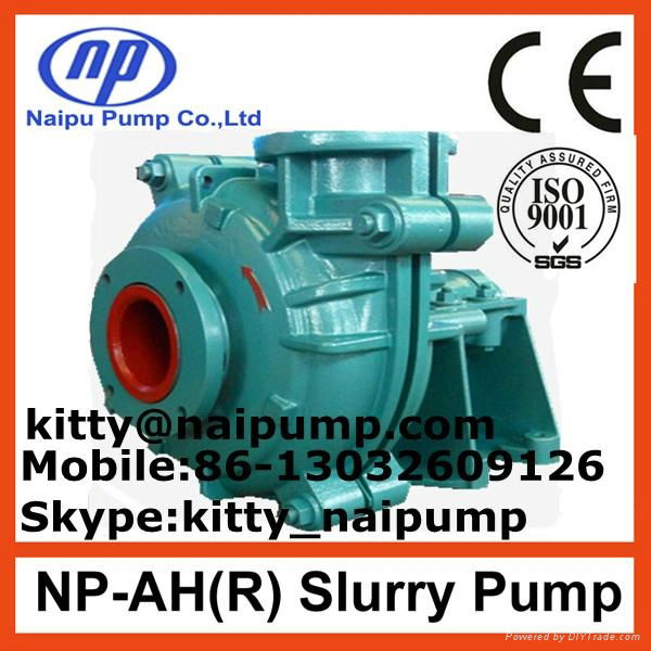  Abrasive Resistant Metal Lined 6/4 DAH Slurry Pumps 2