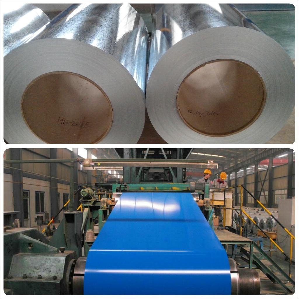 Color coated steel sheets