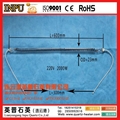 碳纤维石英玻璃电加热管-直形