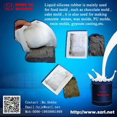 liquid Silicone rubber for silicone molds for concrete cement 