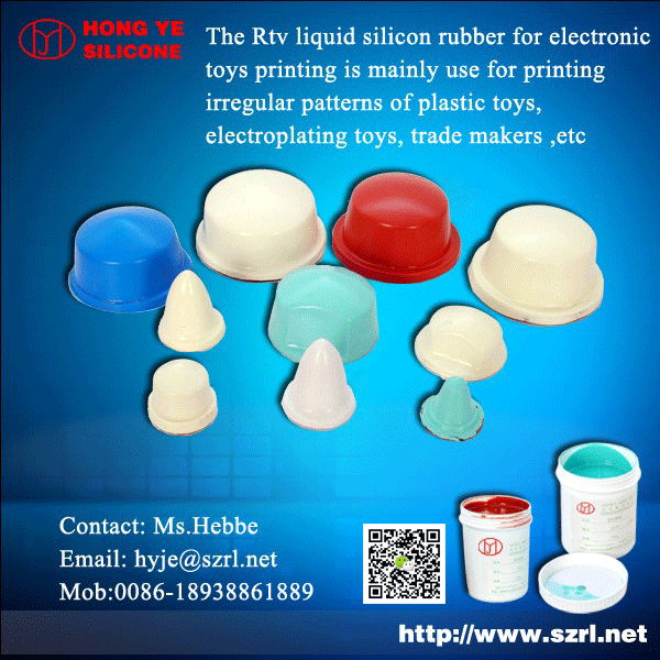 RTV-2 printing silicone rubber for pad making