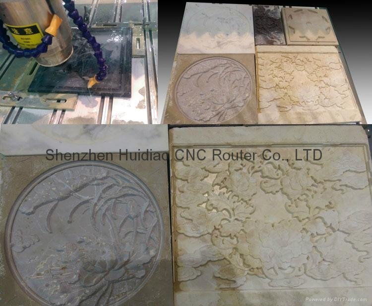 slate engraving machine stone plate carving machine HD-1015ST 3