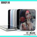 7800mah dual usb port 2.1A  LED screen square portable power bank for smartphone 1