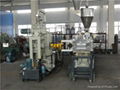 PET flakes granulation machine plastic recycling