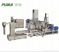 Forced feed plastic recycling machine granulating machine