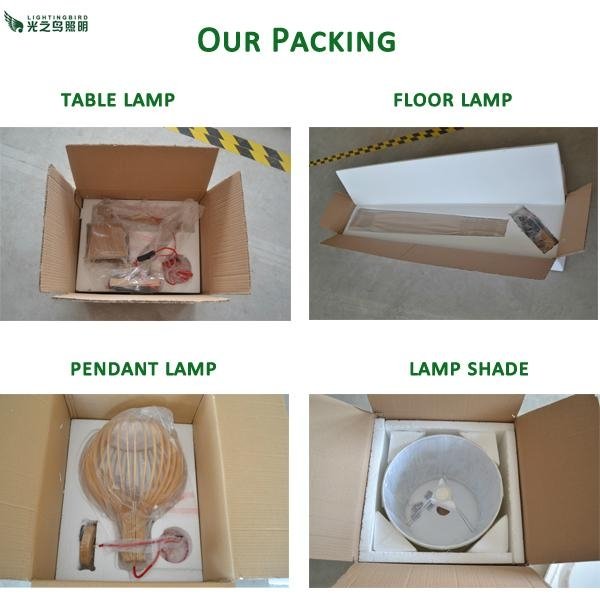 China Energy-saving Wood Table Lamp  5