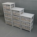 antique wash color furniture set of 3/4/5 drawers  1