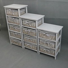 antique wash color furniture set of 3/4/5 drawers 