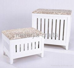 children chair wooden hallway footstool