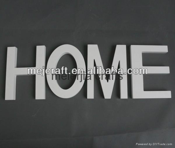 wooden home decor crafts MDF letters wholesale