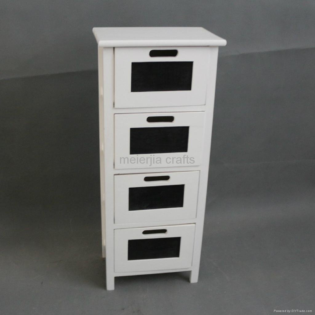 black and white furniture set wooden drawer cabinet 