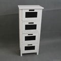 black and white furniture set wooden drawer cabinet  1