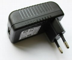 USB ac adapter 5V 3A power charger with CE FCC approvals