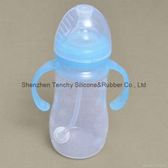 Silicone baby bottles