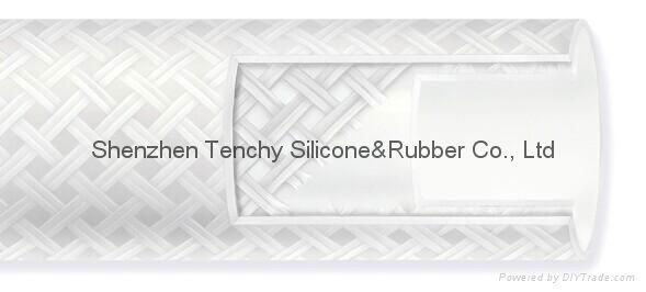 Wire reinforced beverage transfer silicone tubing 4