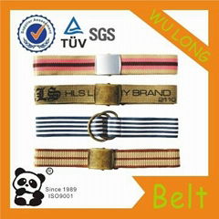 colorful adjustable printed belt 