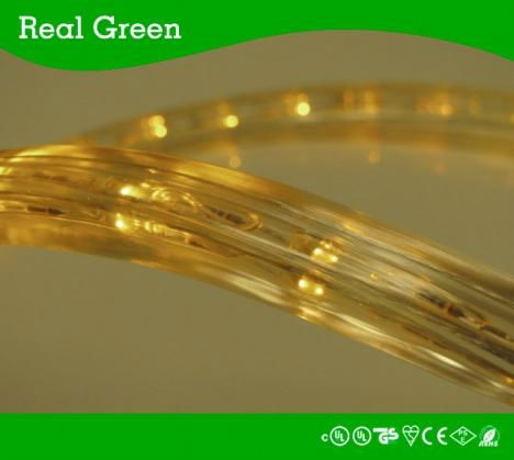 2-Wire Flat Amber LED Rope Light 2