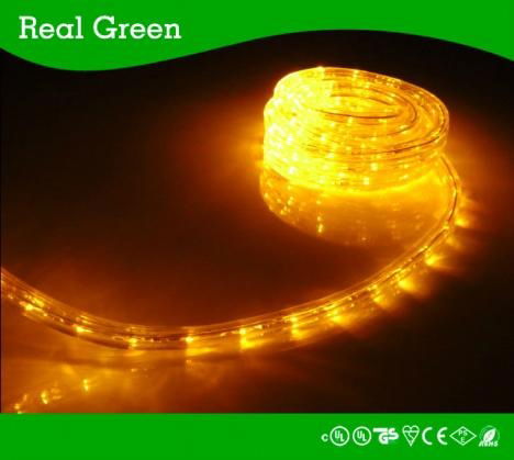 2-Wire Flat Amber LED Rope Light 3