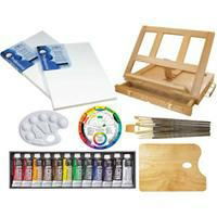 Painting stretched canvas set