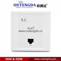 Wireless in wall ap high quality hotel room wifi cover mini router access point 1