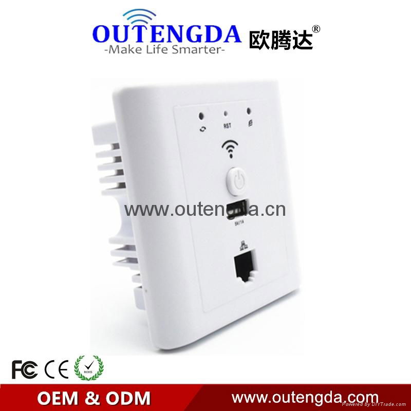 Easy Install Wifi Ap In Wall Access Point wireless router IEEE 802.11b/g/n 2