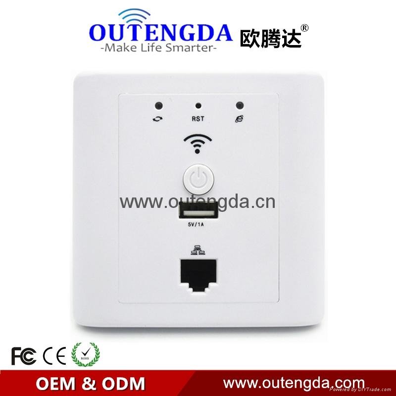 Easy Install Wifi Ap In Wall Access Point wireless router IEEE 802.11b/g/n