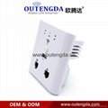 High quality Wireless Hotel Home Dormitory In wall Ap Wifi In Wall Access Point 3