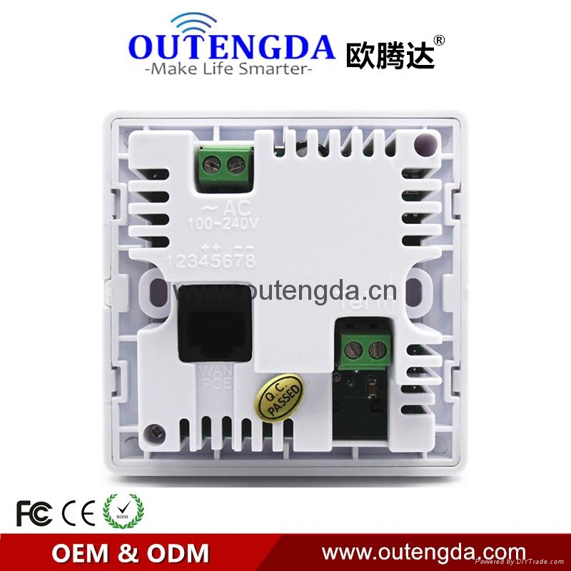 歐騰達WPL6009A RippleOS面板ap牆壁式無線ap酒店賓館客房wifi覆蓋廣告路由器 2