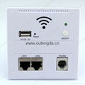 Wifi Wireless POE IN Wall AP for Hotel,