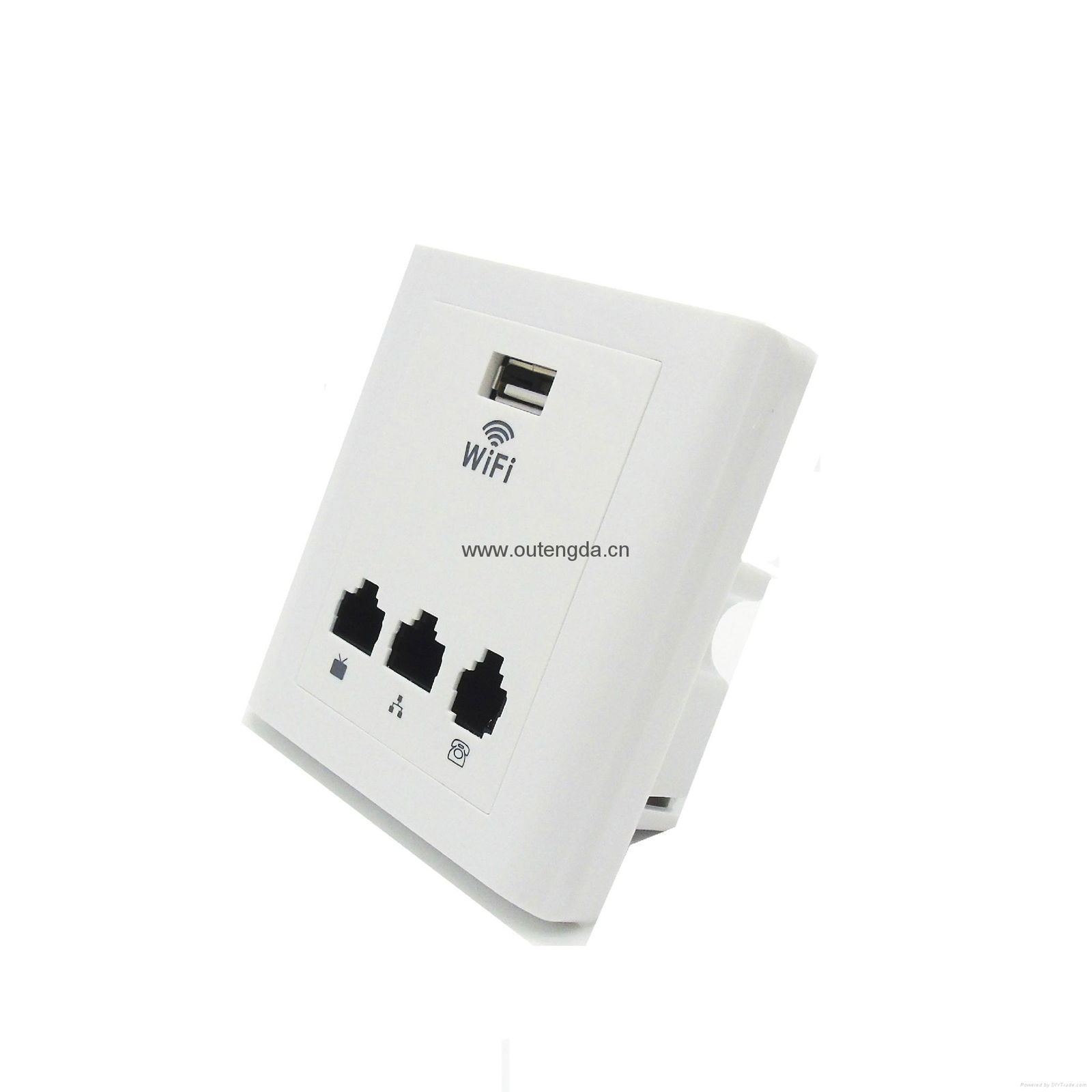 mini hotel rooms wireless ap router in wall wifi access point 802.3af 48V POE 2