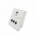 mini hotel rooms wireless ap router in wall wifi access point 802.3af 48V POE 2