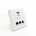 mini hotel rooms wireless ap router in wall wifi access point 802.3af 48V POE 3