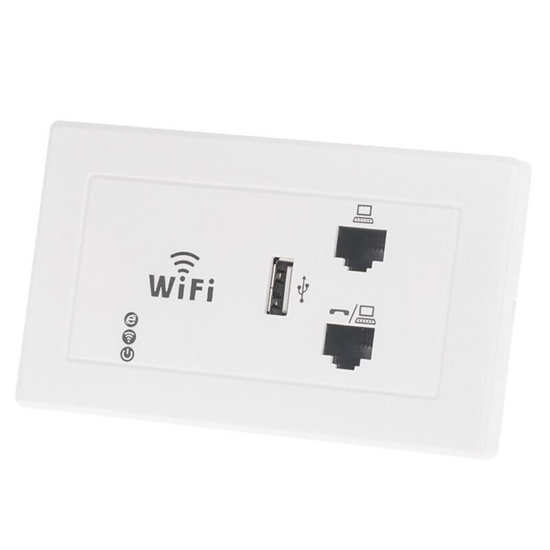 118 Wall Wireless AP USB Charge Access Point Socket WiFi Extender Router