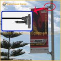 Metal Street Pole Advertising Banner Holder 5