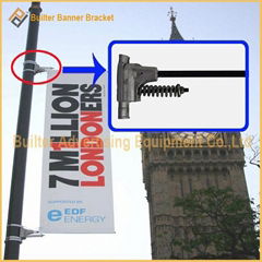 Metal Street Pole Advertising Banner Kit