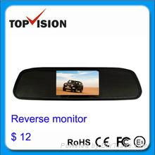 Rear View Mirror with 4.3-Inch Display Monitor