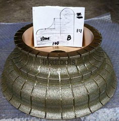 electroplated profile wheel