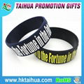 custom 1Inch embossed and printed silicone bracelet 3