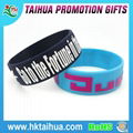 custom 1Inch embossed and printed silicone bracelet 4