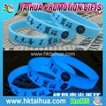 Hot Custom Fashion Glow in Dark Bracelet Wristband  3