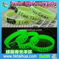 Hot Custom Fashion Glow in Dark Bracelet Wristband  5