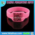 Lucky Qr Code Bracelet Silicone Wristband with Printed 1