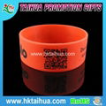 Lucky Qr Code Bracelet Silicone Wristband with Printed 4